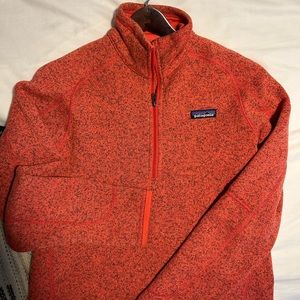 Patagonia pink 1/4 zip better sweater like new